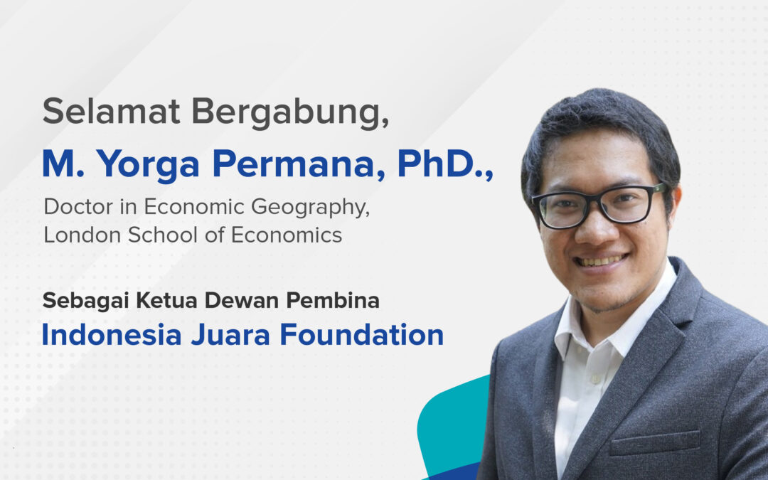 Welcome, Dr. M. Yorga Permana!